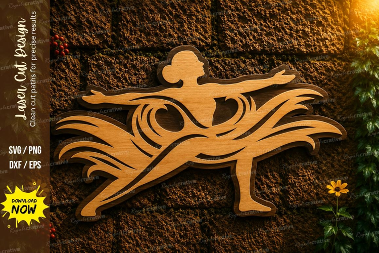 Ballroom Dancing Couple Laser Cut SVG Design ballroom dance