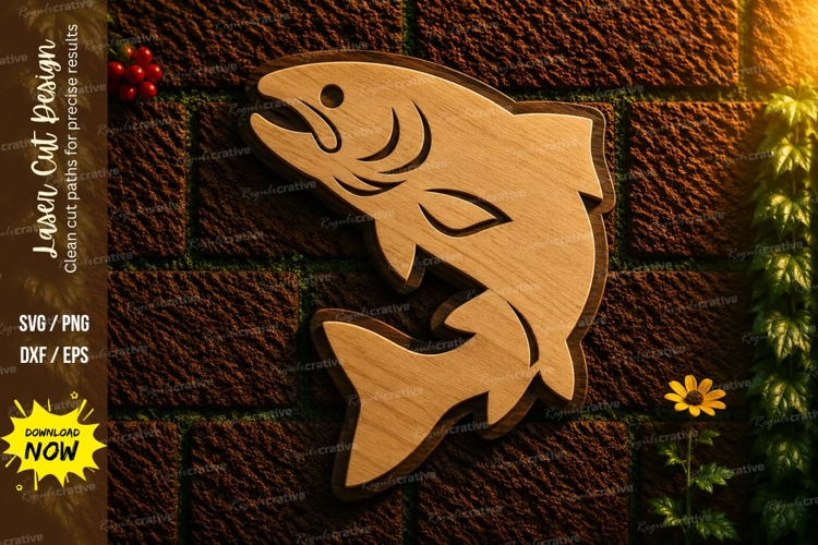 Bass Fishing Silhouette Image 10