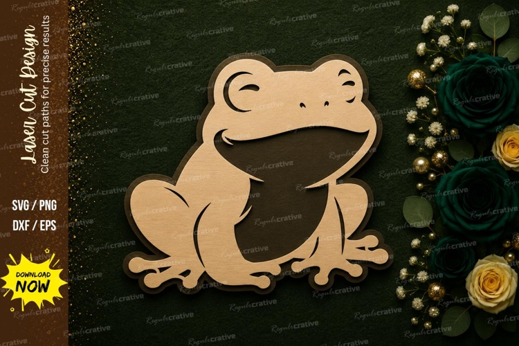 Cute Frog Svg Image 9