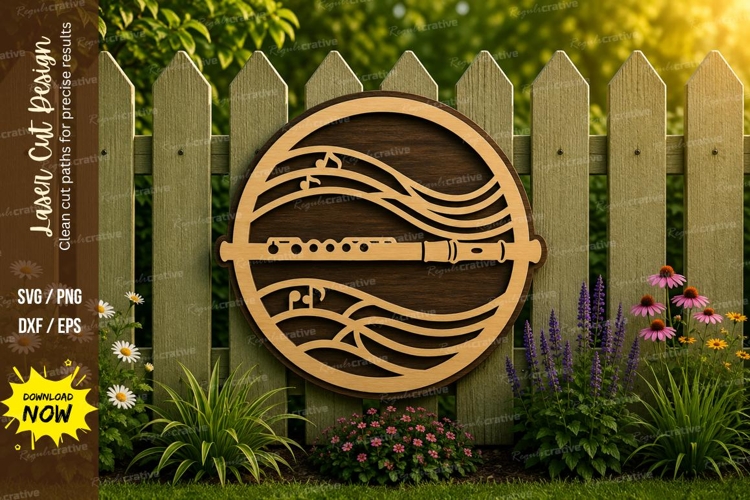 Fishing Rod Landscape Laser Cut SVG Design fishing rod svg,