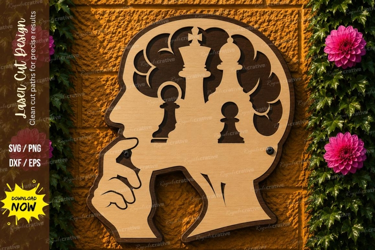 Lion Head Silhouette Image 9