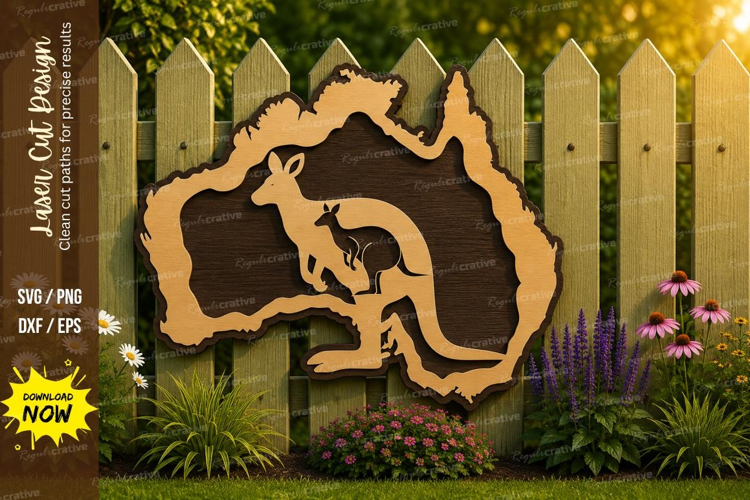 Australia Map Laser Cut SVG File australia map svg, australi