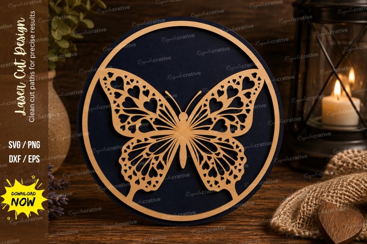 Silhouette Butterfly Svg Image 23