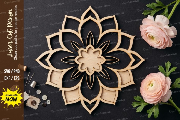 Flower Circle Svg Image 2