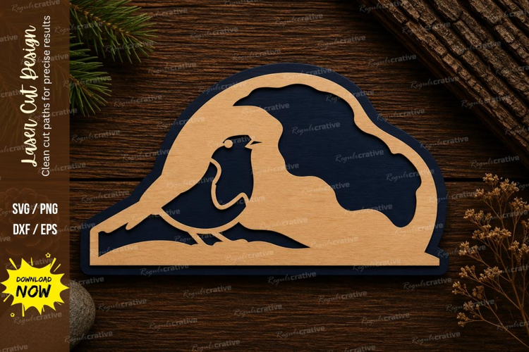 Ocean Wave Laser Cut SVG File ocean wave svg, wave silhouett
