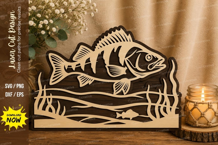 Bass Fish SVGs Image 4