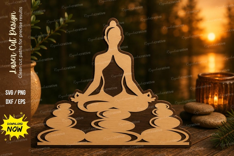 Meditation Silhouette Image 18
