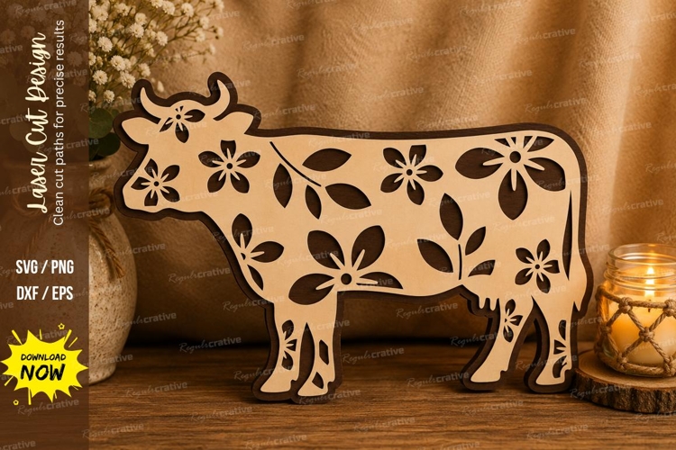 Silhouette Cow SVGs Image 2