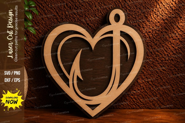 Anchor Heart Svg Image 9