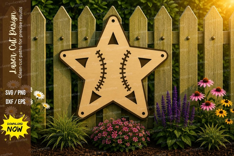 Baseball Cross Svg Image 8