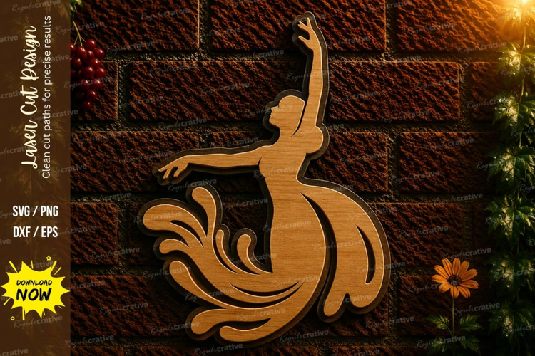 Flamenco Dancer Laser Cut SVG File flamenco dancer svg, span
