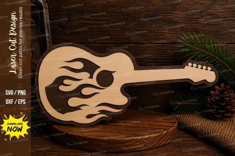 Electric Guitar Svg Image 3