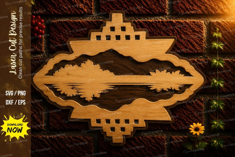 Cruise Ship SVG Image 7