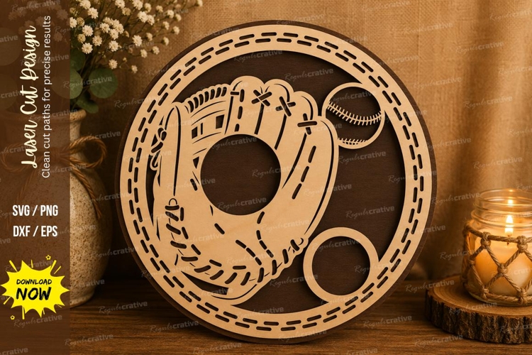 Baseball Sports Laser Cut SVG File baseball svg, baseball