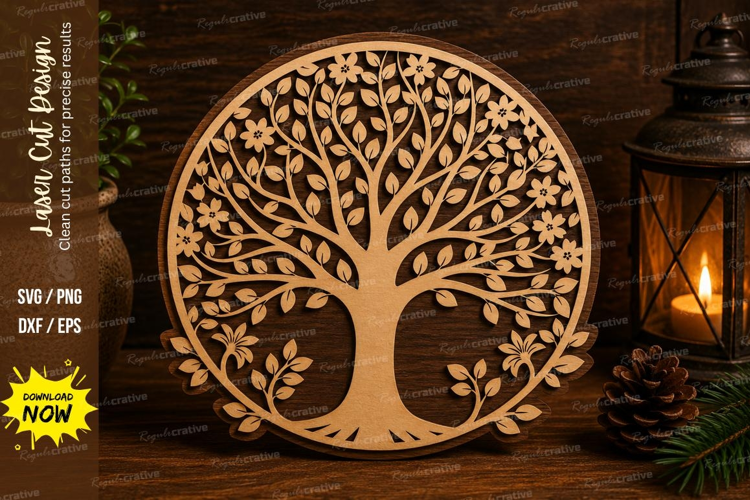 Tree of Life Laser Cut SVG File tree of life svg, life tree
