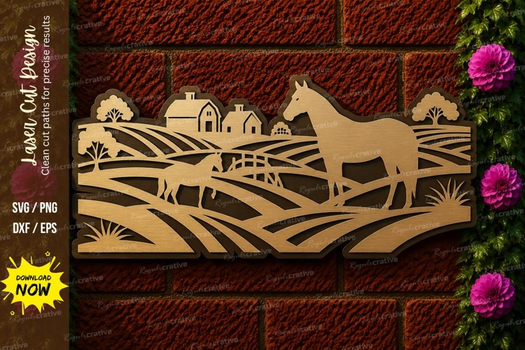 Floral Horse Svg Image 24