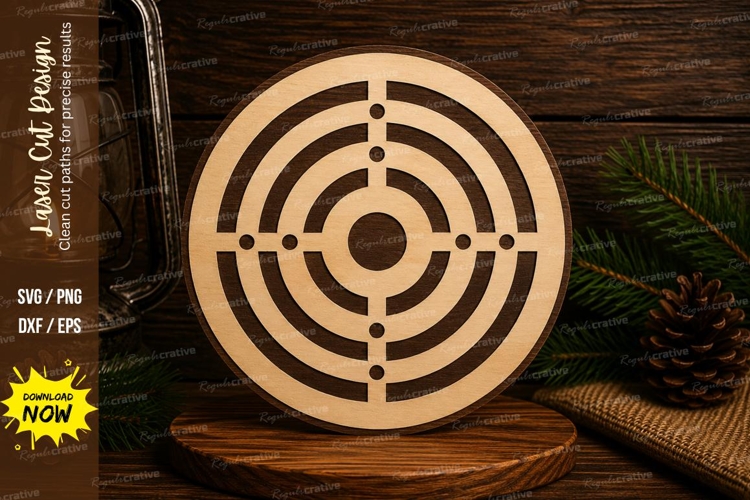Baseball Target Laser Cut SVG File baseball target svg, base