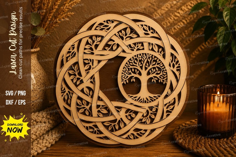 Tree Of Life Laser Cut SVG File tree of life svg, celtic tre