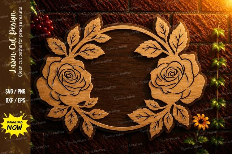 Floral Circle Svg Image 16