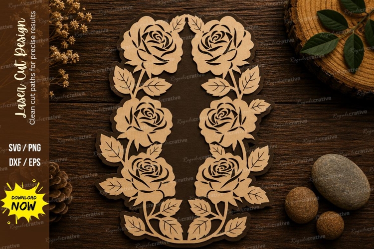 Flower Border SVGs Image 6