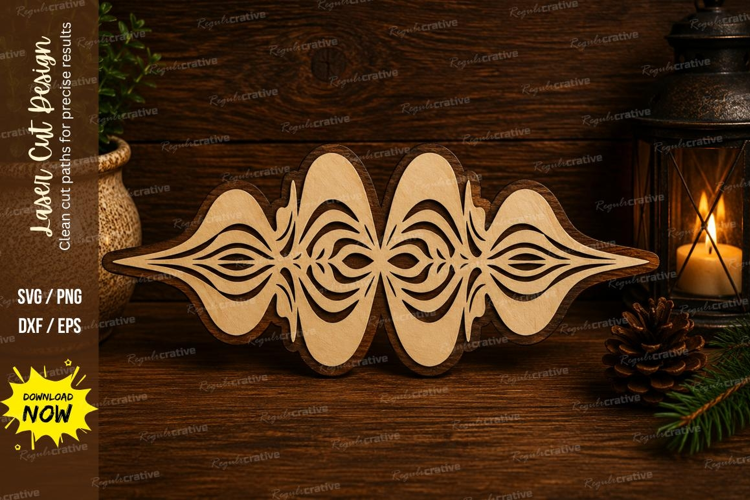 Abstract Sound Wave Laser Cut SVG File sound wave svg, audio