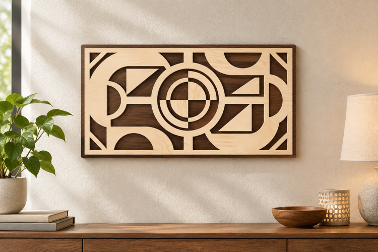 Geometric Circle Laser Cut SVG File geometric circle svg