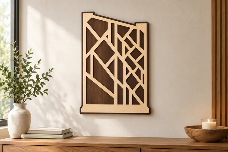 Linear Maze Laser Cut SVG File linear maze svg, geometric