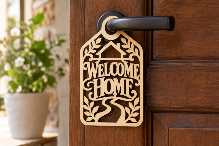 Welcome House Laser Cut SVG File welcome house svg, welcome