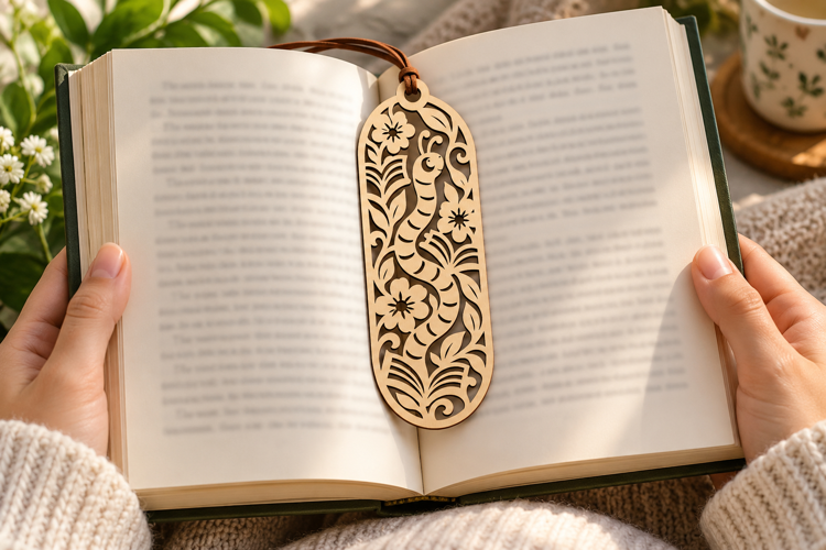 Garden Bookworm Laser Cut SVG File garden bookworm svg, book