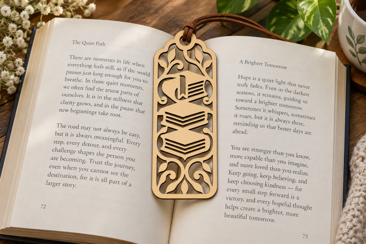 Book Stack Laser Cut SVG File book stack svg, stacked books