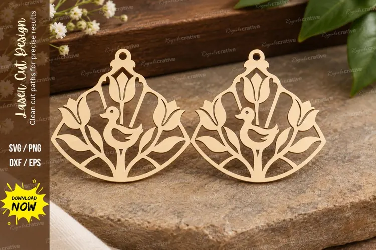 Snail Tulip Fan Laser Cut SVG File snail tulip svg, tulip