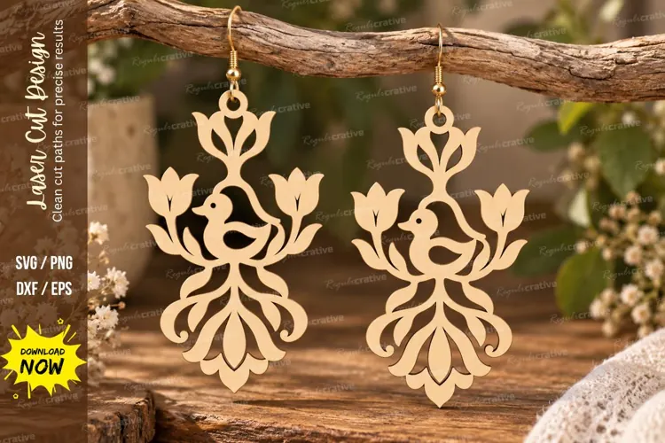 Snail Floral Drop Laser Cut SVG File snail floral svg, flora