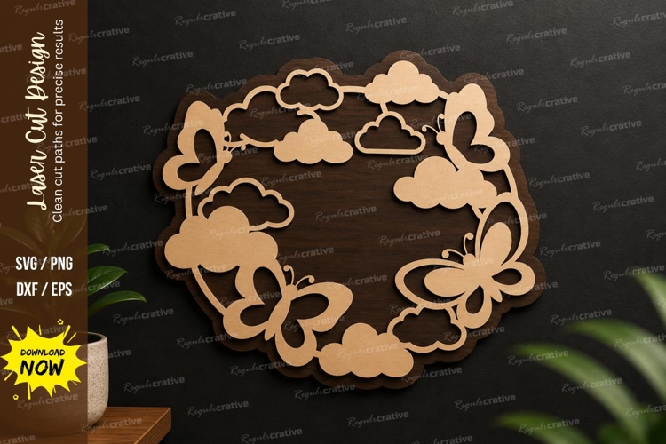 Butterfly Border Svg Image 24