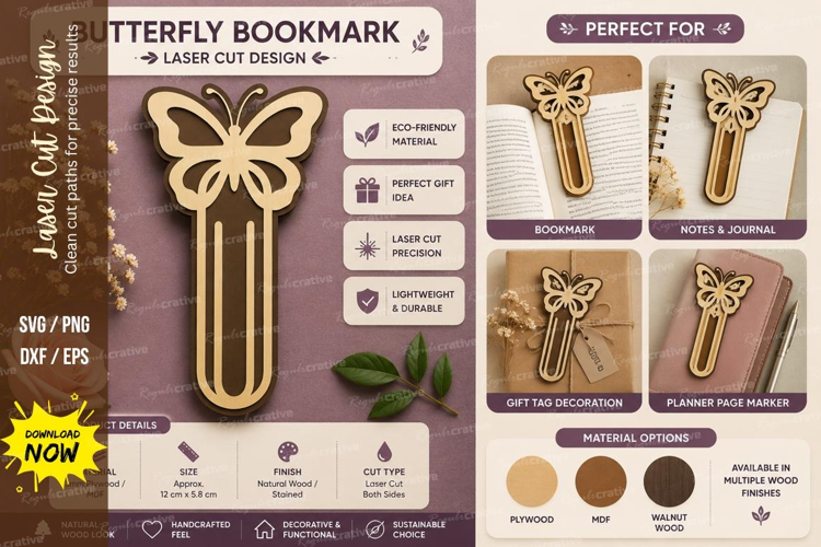 cute butterfly bookmark, simple butterfly svg, butterfly