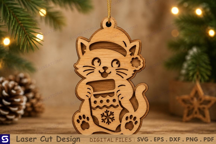 Cat Ornament Svg Image 8