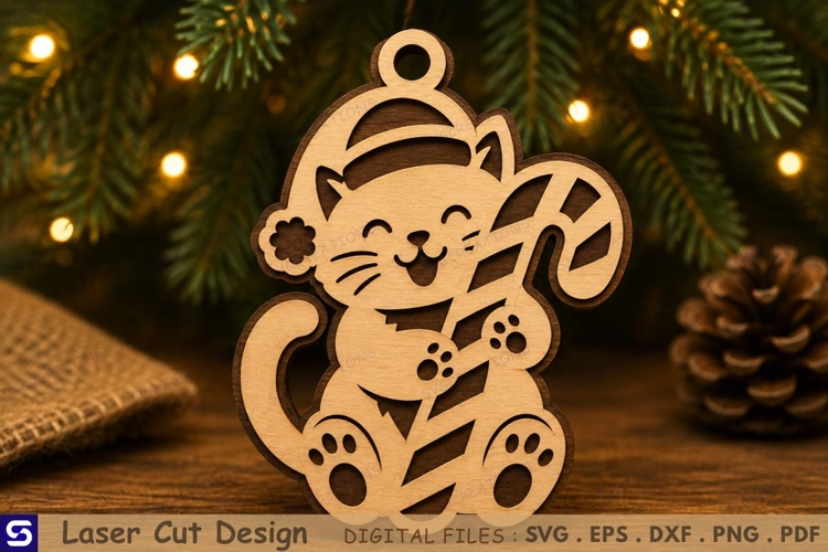 Cat Ornament Svg Image 4
