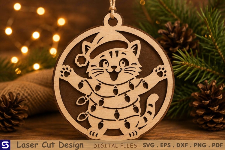 Cat Ornament Svg Image 2