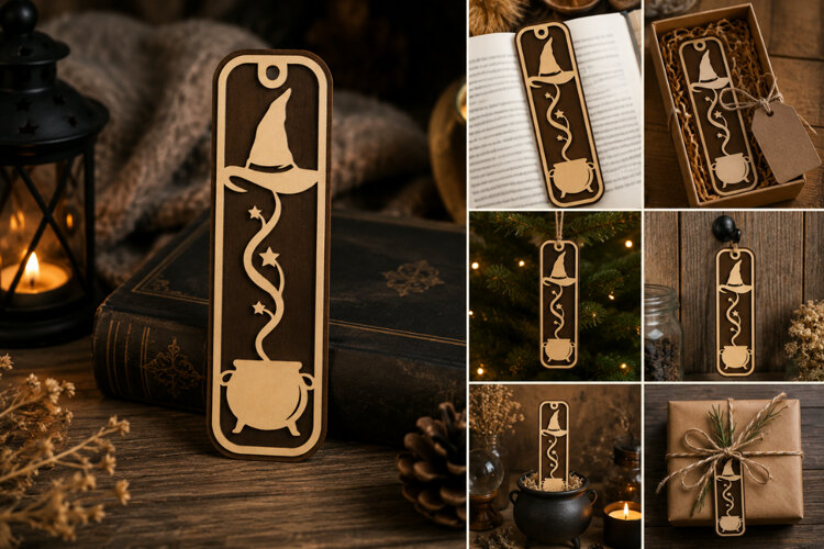 Potion Bookmark Laser Cut SVG File potion bookmark svg,witch example image 1