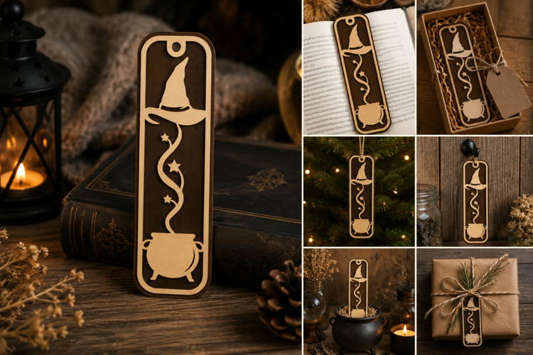 Potion Bookmark Laser Cut SVG File potion bookmark svg,witch