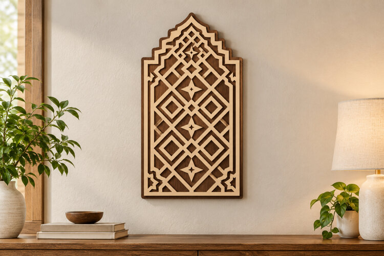 Diamond Arch Laser Cut SVG File, diamond arch svg, diamond example image 1