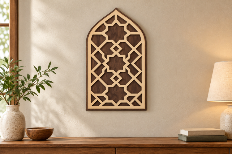 Trellis Arch Laser Cut SVG File, trellis arch svg, geometric