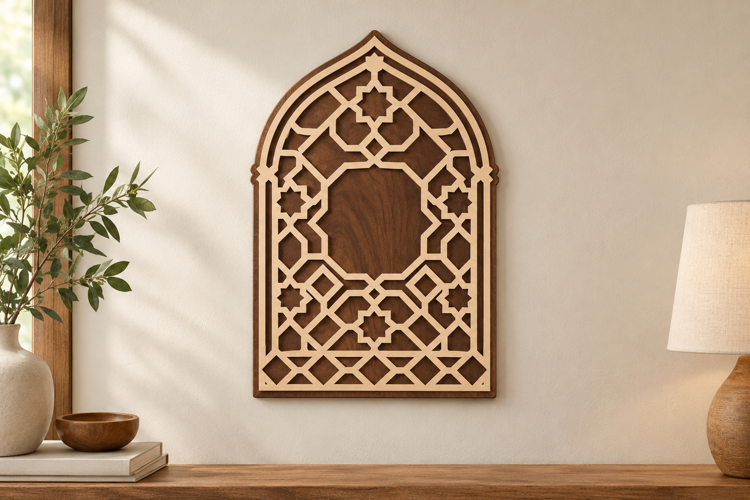 Pointed Arch Laser Cut SVG File, pointed arch svg, geometric