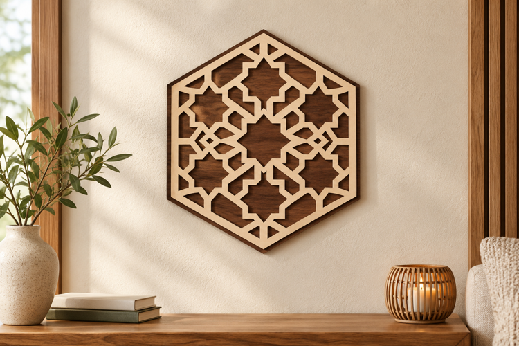 Hexagon Lattice Laser Cut SVG File, hexagon lattice svg
