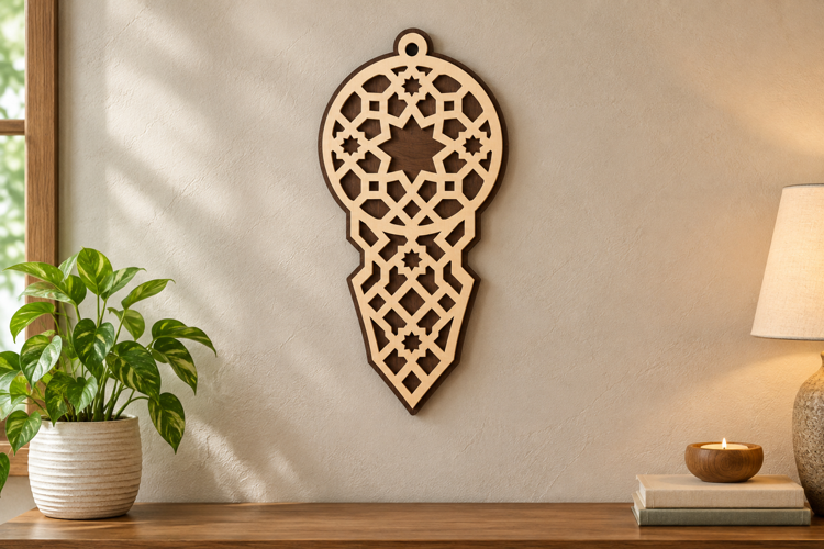 Hanging Lattice Laser Cut SVG File, hanging lattice svg