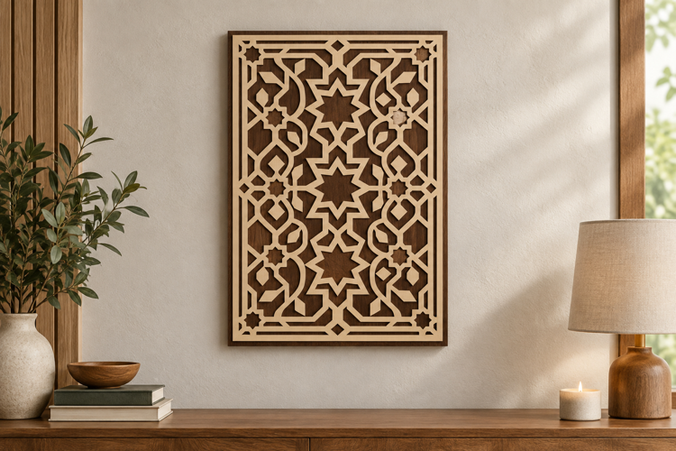 Lattice Panel Laser Cut SVG File, lattice panel svg, geometr