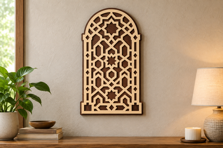 Arch Pattern Laser Cut SVG File, arch pattern svg, arched