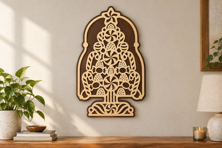 rnate Kitchen Arch Laser Cut SVG File, ornate kitchen arch,