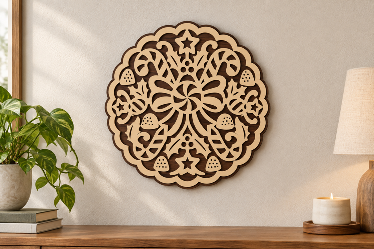 Butterfly Rosette Laser Cut SVG File, butterfly rosette svg,