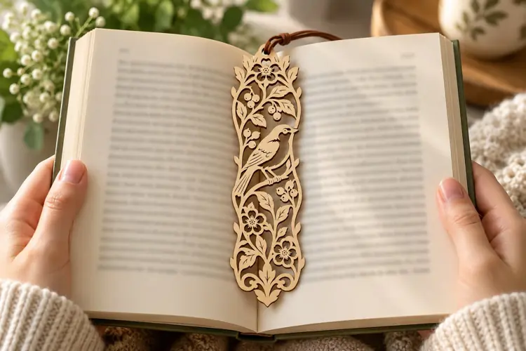 Floral Vine Bookmark Laser Cut SVG File floral vine svg, vin