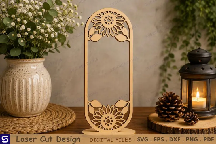 3D Mandala Arch Bookmark Laser Cut File